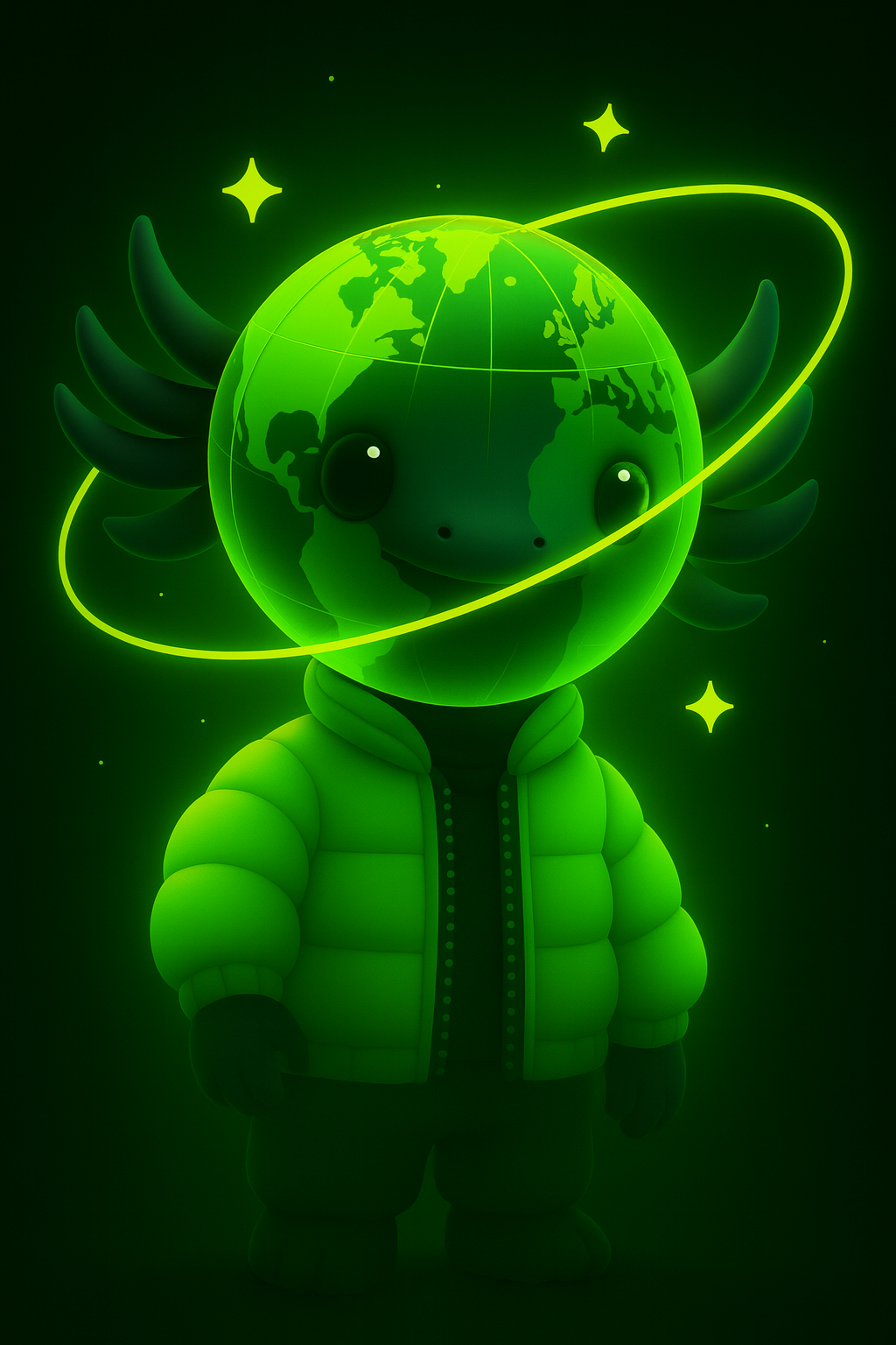 Global ecosystem artwork